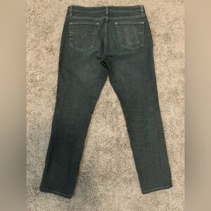 Versace Unisex Dark Gray Straight Jeans